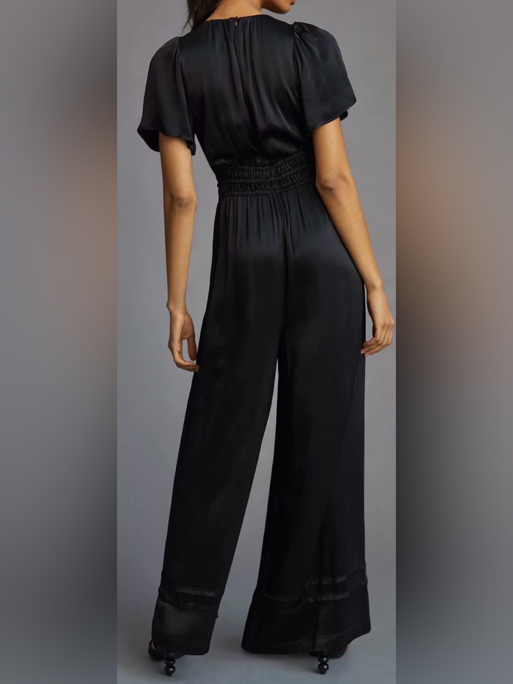 Anthropologie The Somerset Jumpsuit Black Size Small - Picture 2 of 11